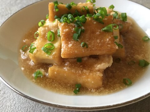 厚揚げの鶏おから旨旨あん煮♪